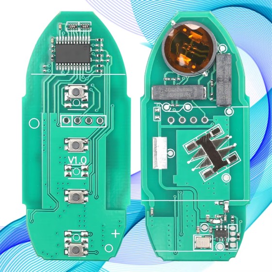 2013-2019 Nissan Sentra / Versa / Leaf / 4-Button Smart Key / PN: 285E3-3SG0D / CWTWB1U840 (AFTERMARKET)